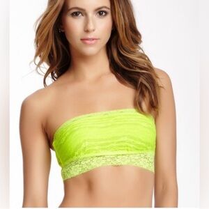 ✨NWT! Free People Intimately Lace Bandeau Bralette Key Line Size  XL✨